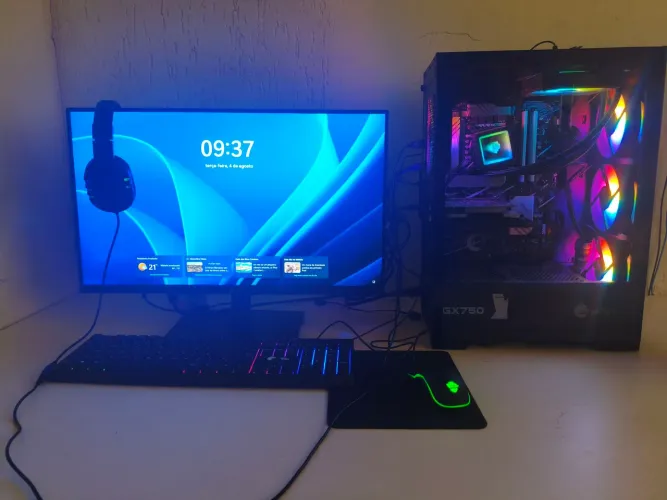 Pc gamer de promoção única divido no cartão e no dinheiro 3x