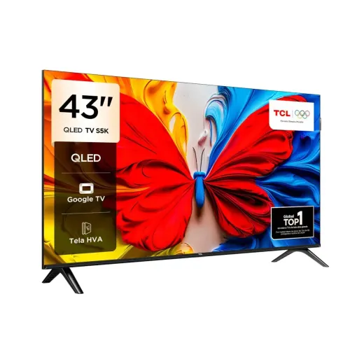 TV TCL 43 QLED COM +1 ANO DE GARANTIA