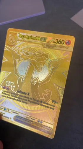 Mega Charizard x ex gold