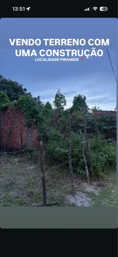 Vendo terreno na pirâmide