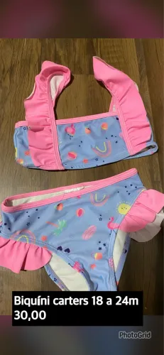 Biquíni carters e maiô 18/24m