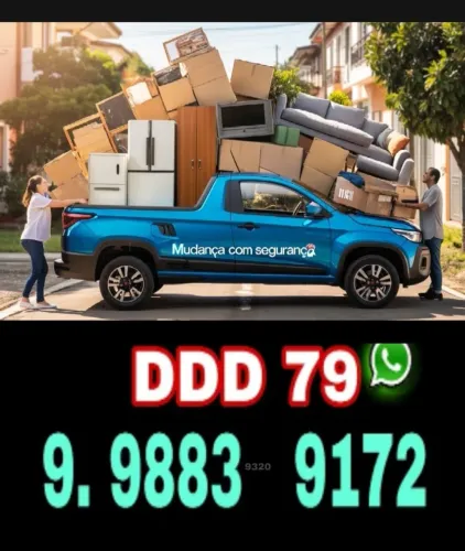 Frete, Fretes e Pequenos Carretos - Aracaju, Interior, Povoado, Bahia e Alagoas