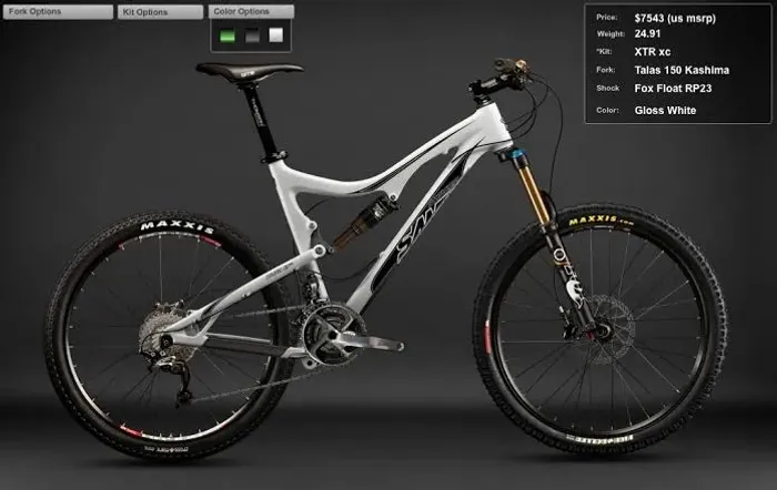Bicicleta Santa Cruz Blur 2012