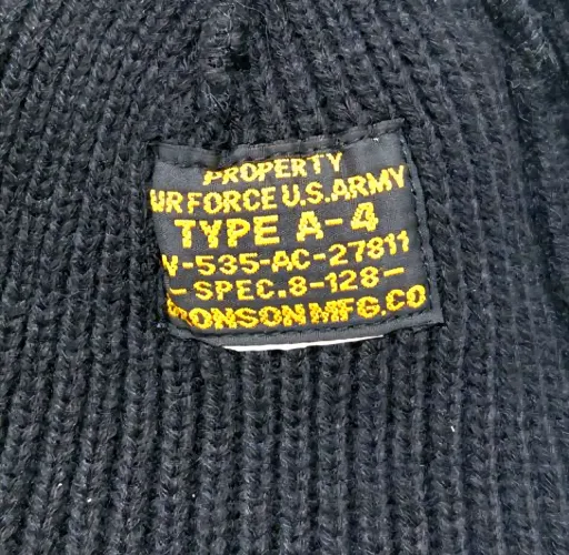Touca de lã militar (U.S Army) vintage importada 