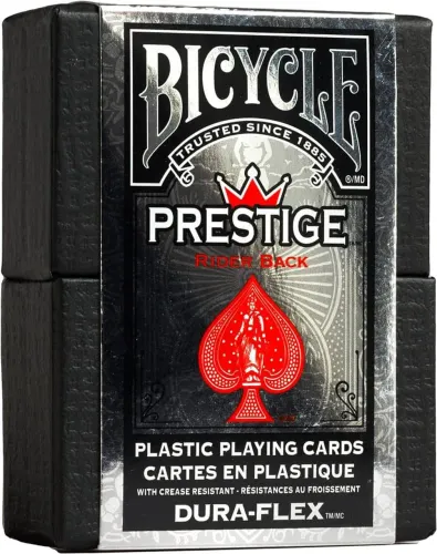 Baralho Bicycle Prestige Vermelho Plastico Premium