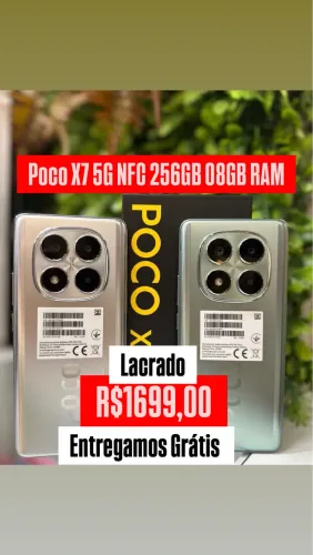 Xiaomi Poco x7 5G 256/08 Verde Prata Preto Lacrado Entregamos 
