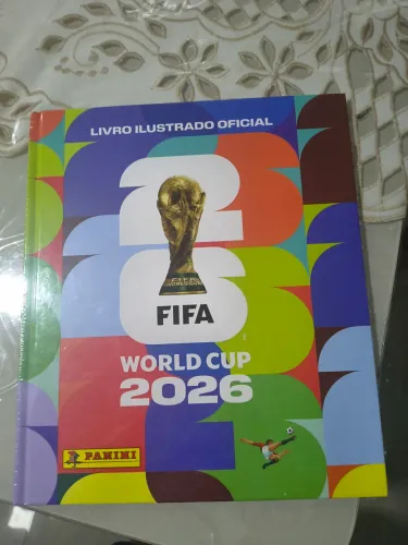 Álbum da copa original capa dura nunca utilizado (ainda no plástico)