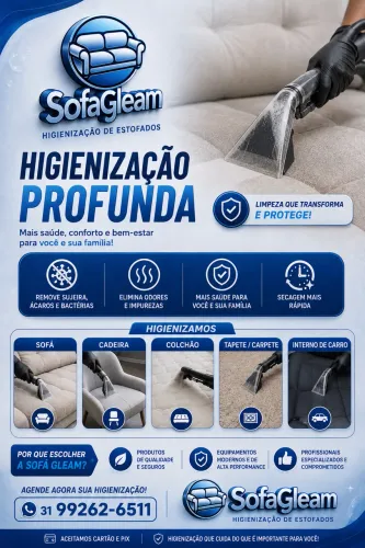 Higienização de estofados