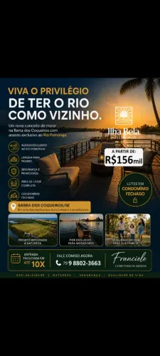LOTE A VENDA ILHA BELA - BARRA DOS COQUEIROS 