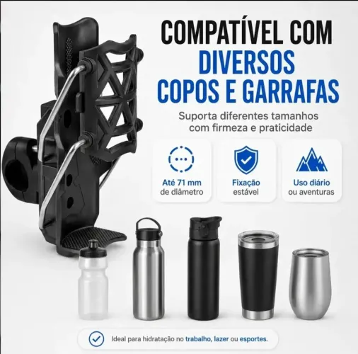 Suporte para Garrafa moto e Bike