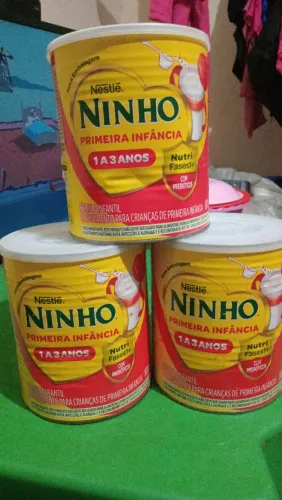 Vendo 3 latas de Leite Ninho 1 a 3 anos