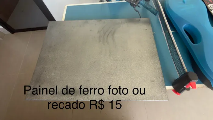 Painel ferro para foto ou recado de ima 
