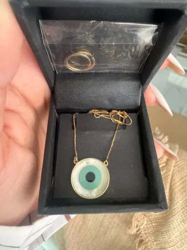 Gargantilha olho grego vivara ouro 18k