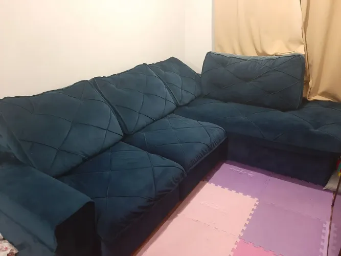 SOFA VANCOUVER 2,95 AZUL com CHESS