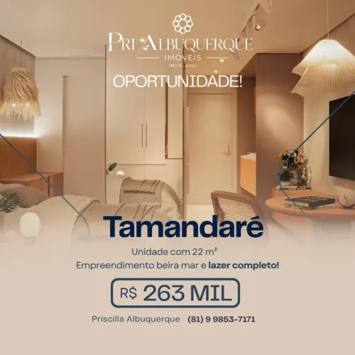 Oportunidade em Tamandaré | Studio Moderno com Rooftop e Vista Privilegiada
