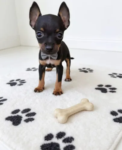 Pinscher Pequeninos e Brincalhões