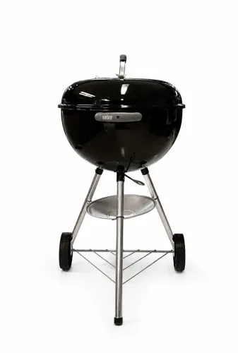 Churrasqueira Móvel A Carvão Kettle Weber Preta