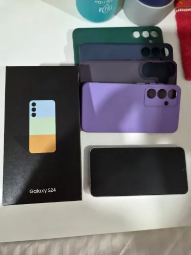 S24 Samsung Galaxy Película de privacidade e traseira nova