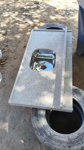 Bancada em branco Itaúnas 1,20 x 0,55 x 0,06