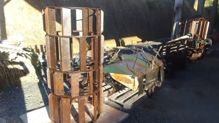 TOBATA 16 com carretinha - Roda de Ferro e Rotativa