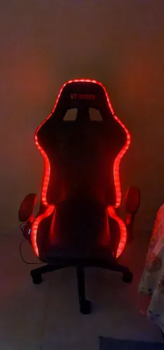Cadeira Gamer GT Gamer LED RGB + Controle + Power Bank | Excelente Estado