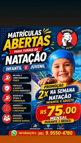 NATAÇÃO INFANTIL E JUVENIL