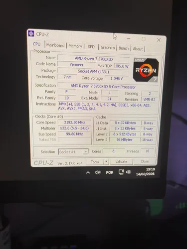 Vendo processador Ryzen 7 5700x3d + placa mãe B450m-plus II + fonte msi 650w