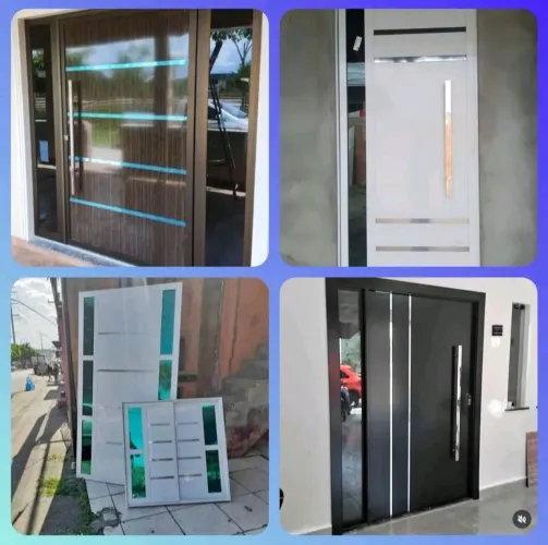 PORTAS DE ACM COM ALUMINIO!!