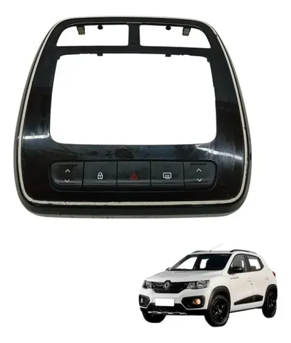 Moldura Multimidia Botoes Renault Kwid 1.0 2020 2021 2022