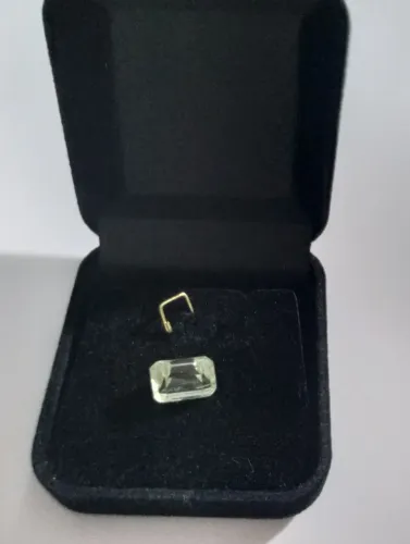 GEMA EXCLUSIVA: PRASIOLITA NATURAL LIMPA, 4,70CT.