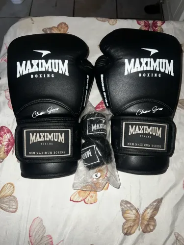 Luvas de Boxe Maximum Boxing Classic Series 16 oz + Kit Completo | Novas