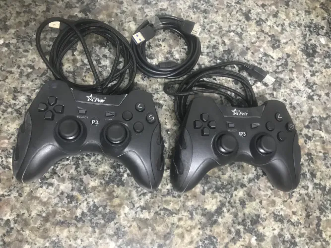 CONTROLES PS3 FEIR USB + CABO
