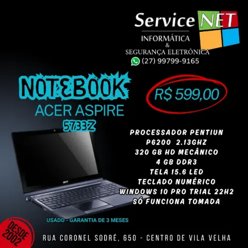 Notebook Acer Apire