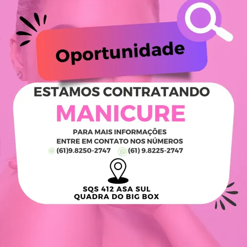 Contrata-se Manicure