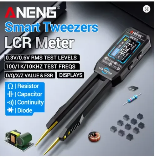 medidor recarregavel aneng capacitor indutancia resistencia e calibracao