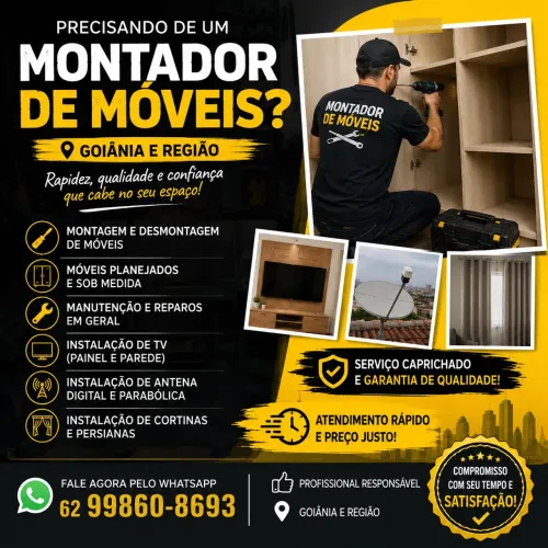 MONTADOR DE MÓVEIS PROFISSIONAL