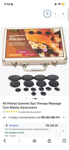 Kit de pedras quentes