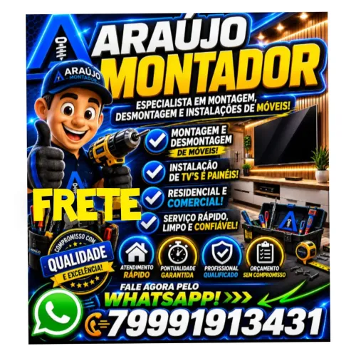 Frete e montagem