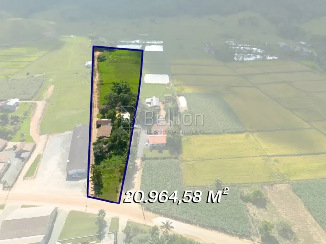 Sítio de 20.000 m² Totalmente Plano com 2 Lagoas à Venda em Timbó/SC