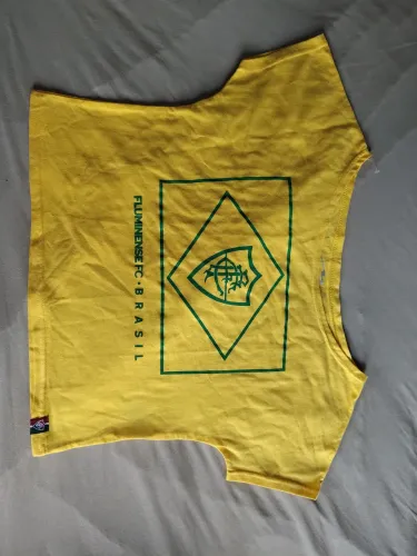 Camisa Feminina do Fluminense Brasil Cropped