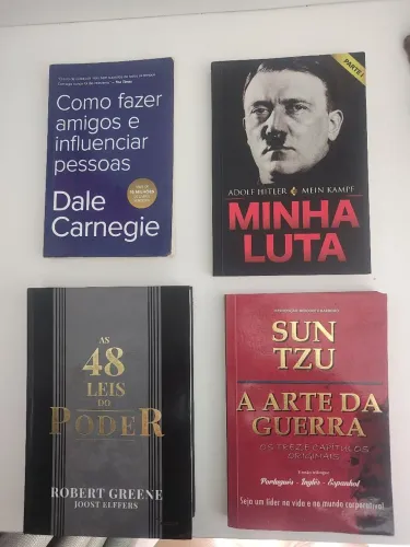 Kit Livros Desenvolvimento Pessoal e Estratégia - 4 Livros