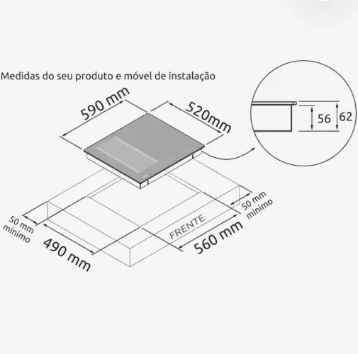Cooktop de indução - vendo ou troco