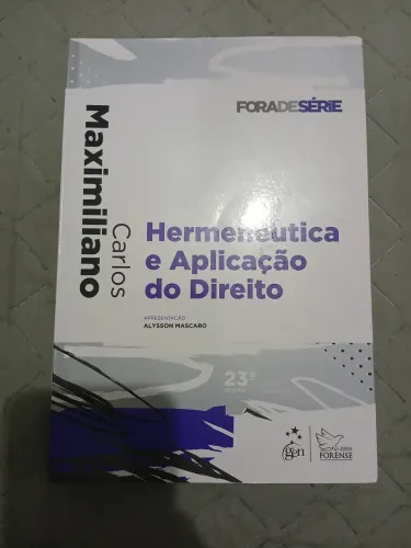 Hermenêutica Jurídica de Carlos Maximiliano