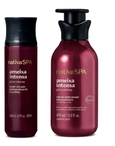 Kit Ameixa Intensa do Boticário. Novo.
