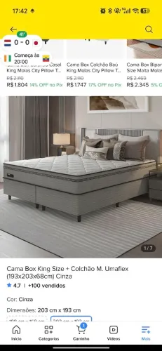 Cama box king size