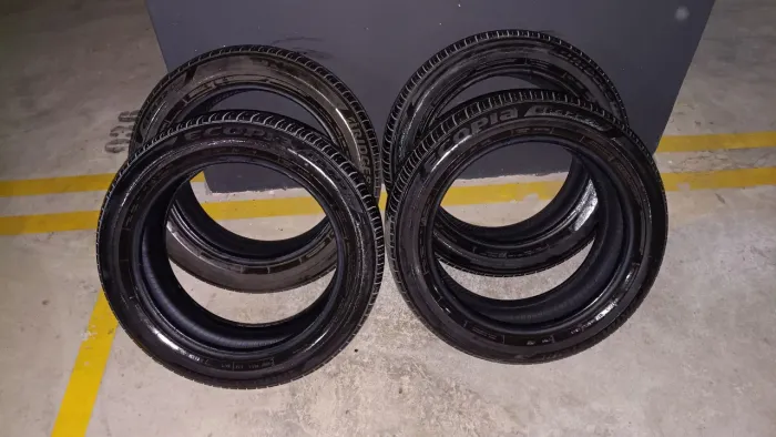 4 Pneus 205/55 Aro 17 Bridgestone EP422 Plus
