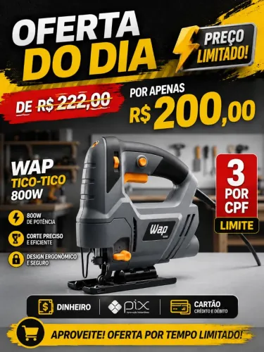 Serra Tico Tico 800w mais potente nova cx lacrada  