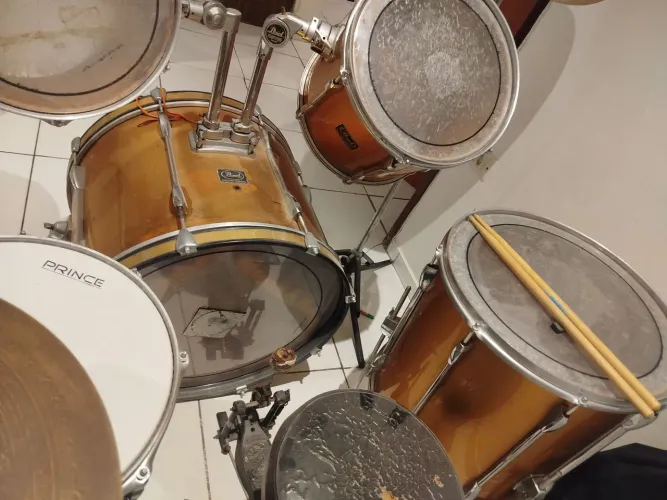 Bateria Pearl Export Series Completa - Qualidade e Custo-Benefício