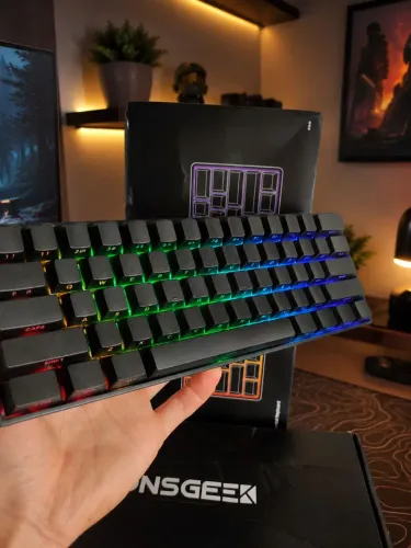Teclado Magnético Akko Fun60 Pro 8Khz wired NOVO LACRADO