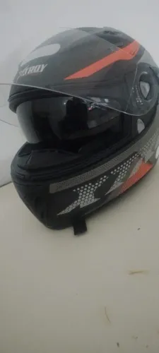 Capacete Xtroy com Óculos Solar Interno - Novo!